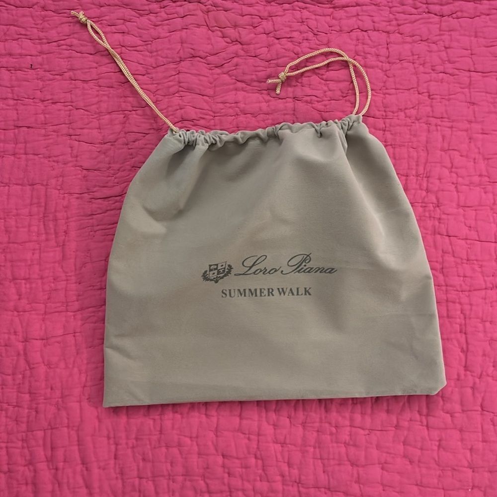 Loro Piana Drawstrings Beige Dust Bag